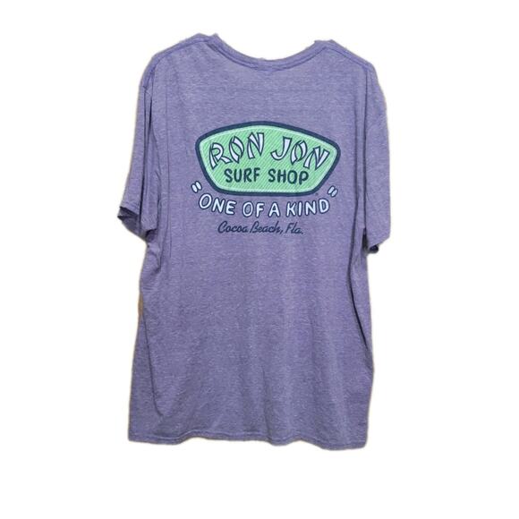 Vintage Ron Jon Surf Shop T Shirt Heater Purple Mens XL - Picture 1 of 8